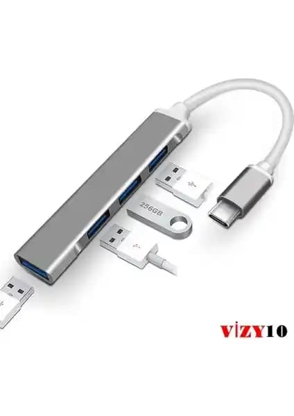 Vizy10 Type-C USB Hub ile Çoklu Bağlantı ve Yüksek Performans Sağlama