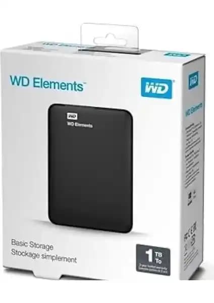 WD 1TB 2,5 Taşınabilir Harddisk 3.0: Yüksek Hızlı ve Güvenilir Depolama Çözümü