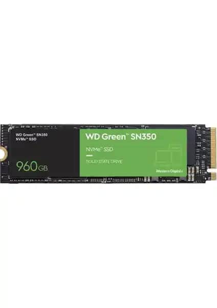 WD Green SN350 960GB NVMe M.2 SSD ile yüksek performans ve güvenilirlik sağlar