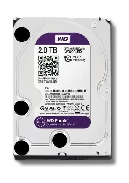 WD Purple 2 TB Güvenlik Harddiski: Yüksek Kapasite ve Güvenilirlik Özellikleri