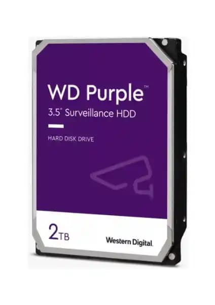 WD Purple 2TB SATA 6Gb/s Sabit Disk Güvenilir Veri Depolama Çözümü