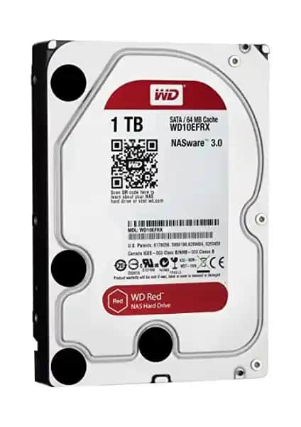 WD Red WD10EFRX 1TB NAS Sabit Diski: Güvenilir ve Yüksek Performanslı Depolama Çözümü