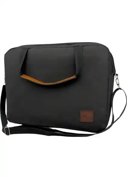 Woys 15.6 İnç Su Geçirmez Kahverengi Kumaş Laptop Çantası Günlük ve İş Kullanımı İçin