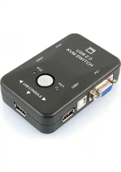 Wozlo 2 Port USB KVM Switch: Çoklu Bilgisayar Kontrolü ve Yüksek Çözünürlük Özellikleri