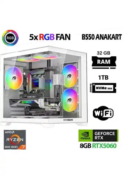 Xaser Sword X60 Mini Ryzen 7 5700X ile Güç ve Performans Sunan Kompakt Oyun Bilgisayarı