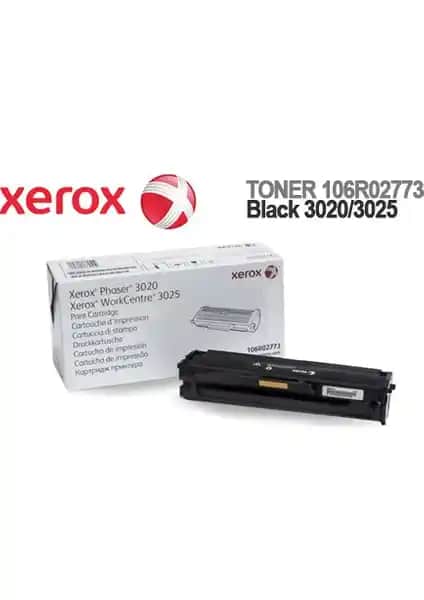 Xerox Phaser 106R02773 Siyah Toner 1500 Sayfa Kapasiteli Profesyonel Baskı Çözümü