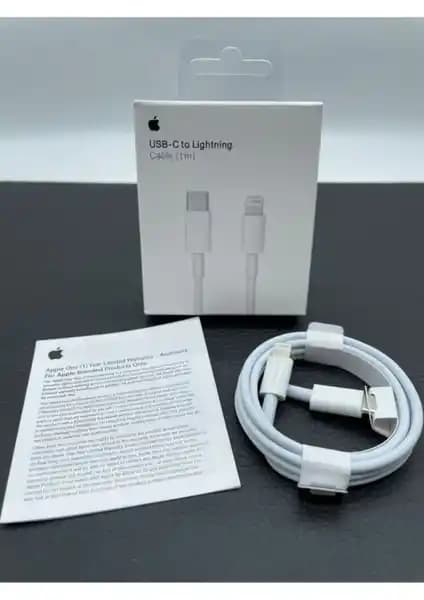 Yusoft Apple Lightning Orijinal Hızlı Şarj ve Veri Transfer Kablosu 1 Metre