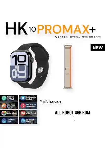 Bubitechh HK10 Pro Max+ ve Agm Teknoloji HK10 Pro Max Akıllı Saatleri Karşılaştırması
