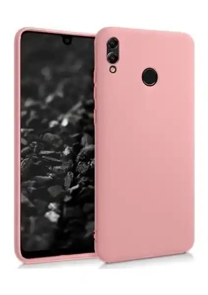 Samsung Galaxy M20 için Rose renkli mat premium silikon kılıfı — zarif koruma