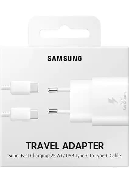 Samsung Galaxy S22 Ultra ile Uyumlu 25W USB-C PD3.0 Hızlı Şarj Cihazı – Kablo Dahil