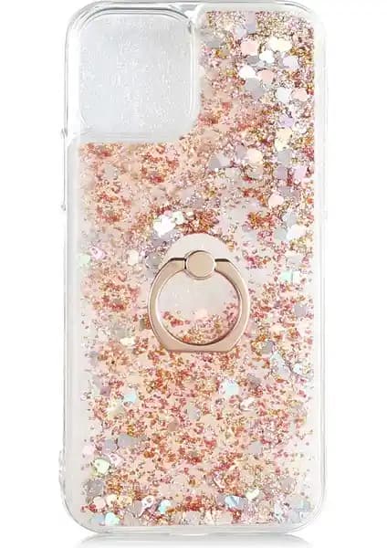 Apple iPhone 13 için şık ve dayanıklı sıvı simli yüzüklü kapak seçeneği