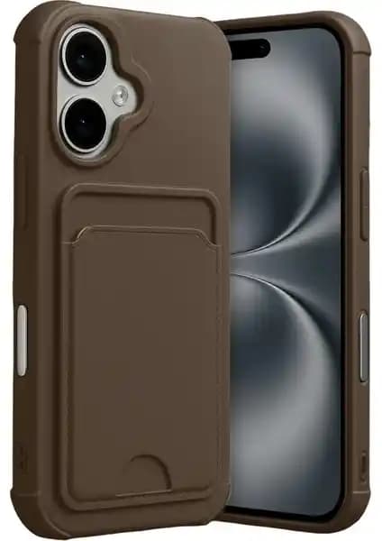 Apple iPhone 17 Uyumlu Silikon Kılıf Kartlıklı Kamera Koruma Özellikleriyle