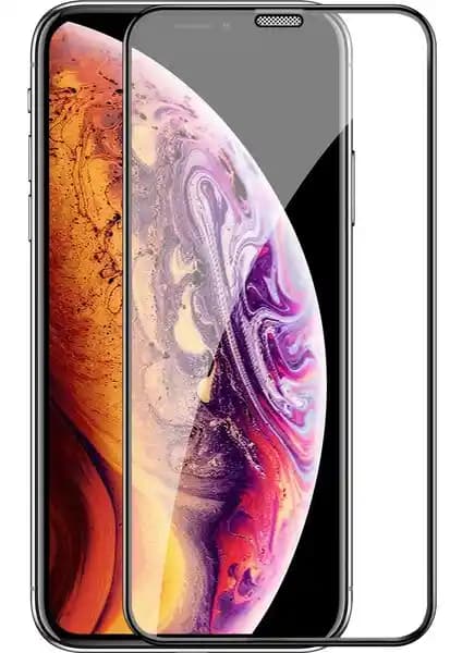 Apple iPhone XR ve iPhone 11 için Tam Kaplayan Toz Önleyici Cam Ekran Koruyucu