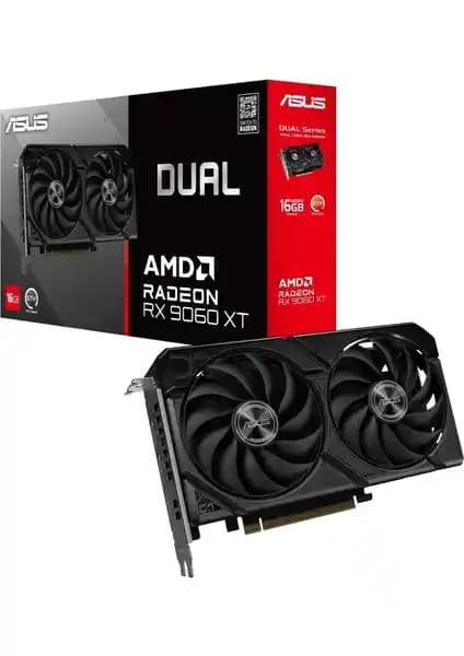 Asus Dual AMD Radeon RX 9060XT Ekran Kartı: Yüksek Performans ve Dayanıklılık Özellikleri