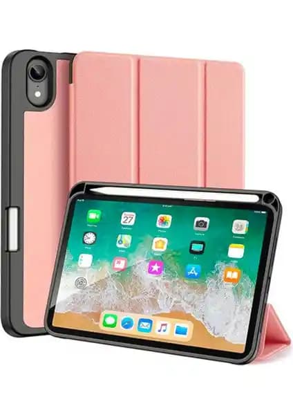 Dux Ducis iPad Mini 6 (2021) Kılıf Domo Serisi Kalem Bölmeli Standlı Tasarım