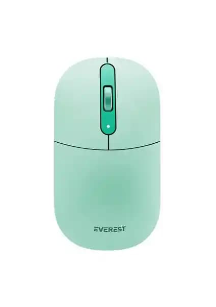 Everest SMW-384 USB Yeşil Kablosuz Mouse: Ergonomik ve Şık Tasarım Özellikleri
