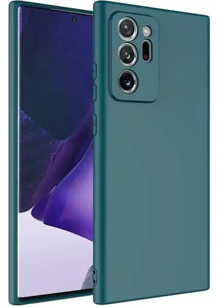Galaxy Note 20 Ultra için şık ve dayanıklı Mara Lansman Yeşil Kılıf detayları