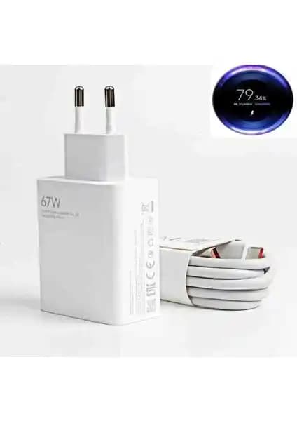 Global Mi Xiaomi Orijinal 67W Şarj Aleti: Güçlü ve Hızlı Şarj Çözümü