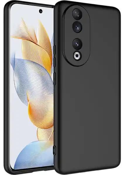 Huawei Honor 90 için şık ve dayanıklı Zore Mara Lansman Siyah Kılıfı