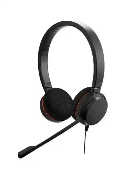 Jabra Evolve 20 Duo Kablolu Çağrı Merkezi ve Ofis Kullanımı İçin Mikrofonlu Kulaklık