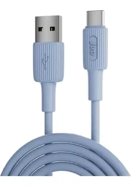 Juo 12W USB-A to Type-C Silikon Kablo ile Güvenli ve Hızlı Şarj ve Veri Aktarımı