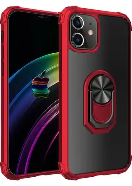 KNY Apple iPhone 12 Mini Silikon Kenarlı Yüzüklü Manyetik Kapak İncelemesi