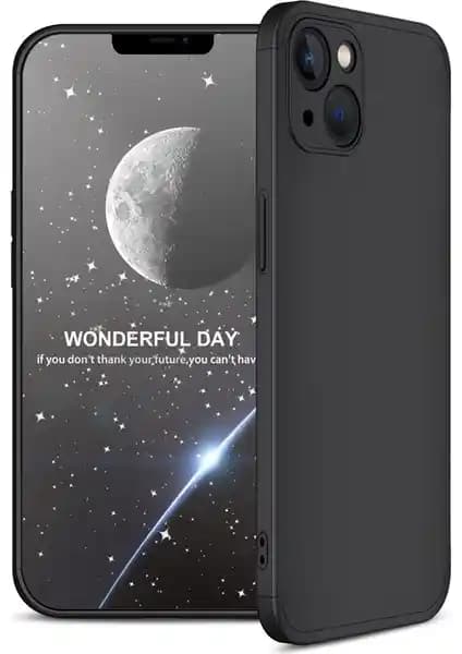 KNY Apple iPhone 13 Kılıf 3 Parça 360 Ays Kapak Çift Katmanlı Koruma ve Şık Tasarım