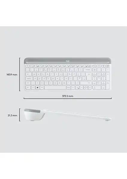 Logitech MK470 Kablosuz Klavye ve Mouse Seti Ev ve Ofis İçin Modern Kullanım Çözümü