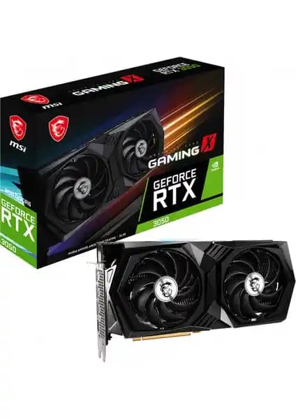 MSI GEFORCE RTX 3050 GAMING X 8G: Yüksek Performanslı Oyun ve Grafik Kartı Özellikleri