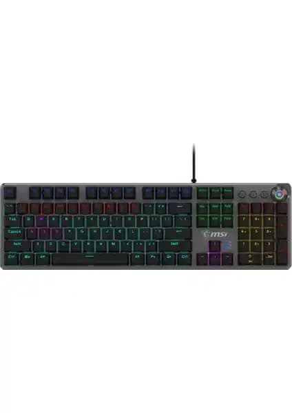 MSI Msı Gg Forge GK310 Red Tr Oyun Klavyesi Yüksek Performans ve Şık Tasarım