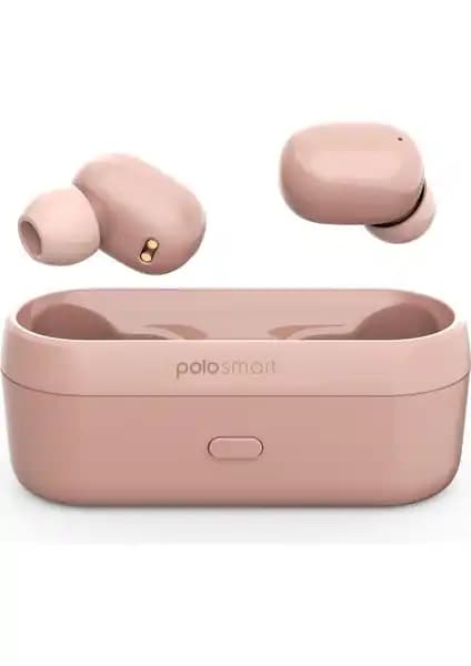 Polosmart FS55 Kulakiçi Kablosuz TWS Kulaklık Pembe Renkli Yüksek Ses Kalitesi