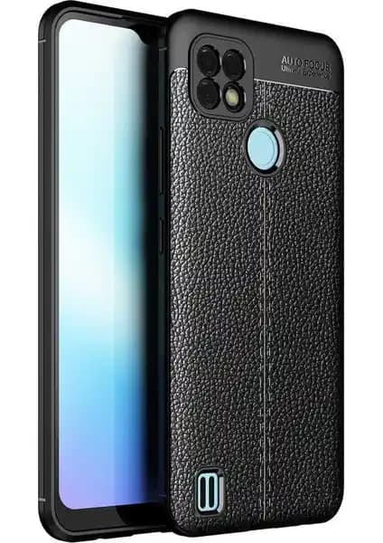 Realme C25 için Şık ve Dayanıklı Deri Görünümlü Kılıf Üretici Tavsiyesi