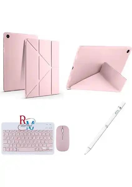 Redmud Teknoloji Samsung Galaxy Tab A9 Plus X210 Uyumlu Çok Fonksiyonlu Kılıf ve Aksesuar Seti