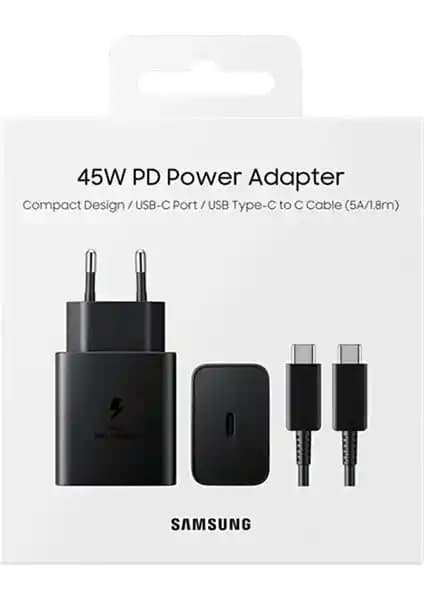 Samsung 45W Type-C Hızlı Şarj Cihazı: Güçlü Performans ve Güvenlik Özellikleri ile Modern Kullanım