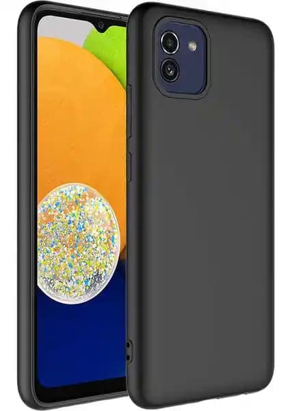 Samsung Galaxy A03 için Yüksek Kaliteli Silikon Kılıf Şık ve Dayanıklı Tasarım