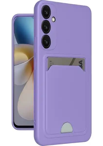 Samsung Galaxy A26 için Kartlıklı Silikon Kılıf Güvenli ve Şık Tasarım