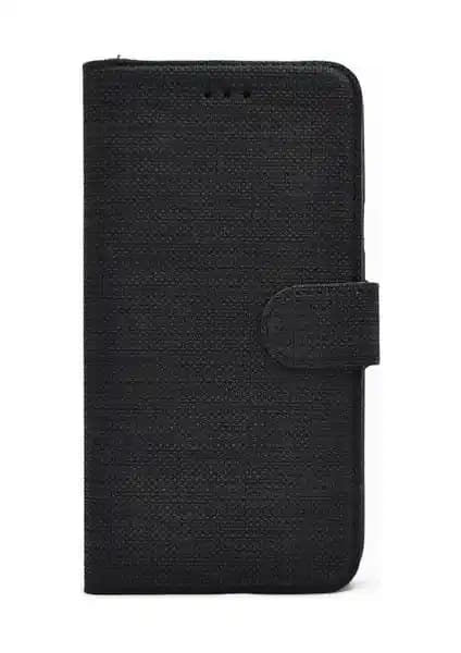 Samsung Galaxy A30S için Kumaş Desenli Cüzdanlı Standlı Kapaklı Kılıf Şıklık ve Koruma Bir Arada