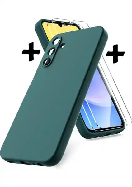 Samsung Galaxy A55 için Güçlü Koruma ve Şık Tasarım Sunan Kılıf ve Ekran Koruyucu Seti