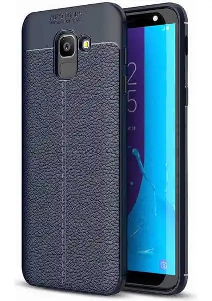 Samsung Galaxy J6 için Şık ve Koruyucu Deri Görünümlü Silikon Kılıf Ürün Tanıtımı