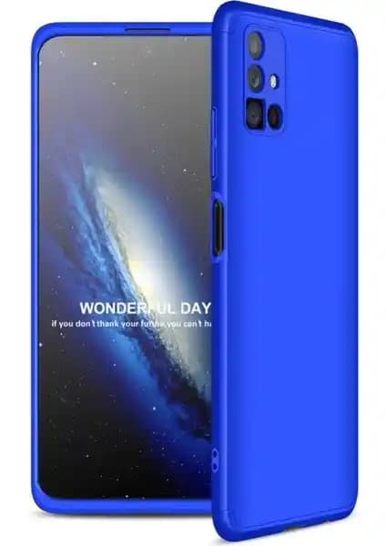 Samsung Galaxy M51 için 3 Parça 360 Derece Koruma Sağlayan KNY Kılıfı