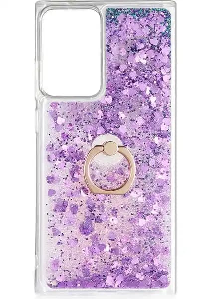 Samsung Galaxy Note 20 Ultra için Estetik ve Koruyucu Sıvılı Simli Yüzüklü Kılıf Özellikleri ve Kullanım Avantajları