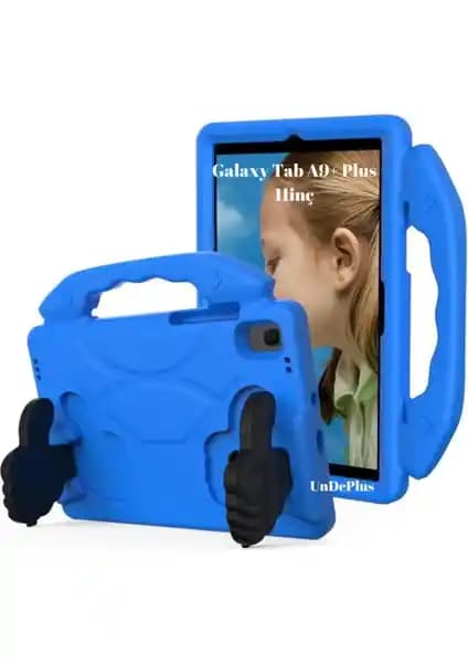 Samsung Galaxy Tab A9 Plus için dayanıklı ve çok fonksiyonlu silikon koruma kılıfı