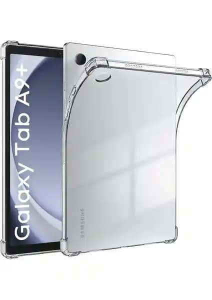 Samsung Galaxy Tab A9 Plus için Şeffaf ve Dayanıklı Koruma Kılıfı