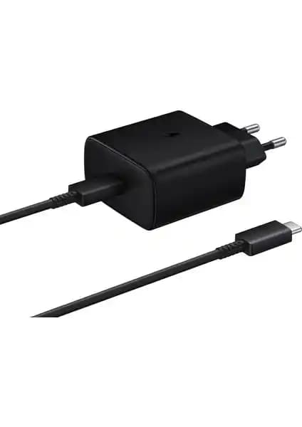 Samsung TA845 Hızlı Şarj Aleti 45W Type-C Güçlü ve Hızlı Şarj Özelliğiyle Günlük Kullanım İçin