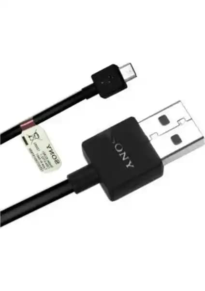 Sony Xperia EC803 USB Şarj ve Data Kablosu Siyah Günlük Kullanım İçin Uygun