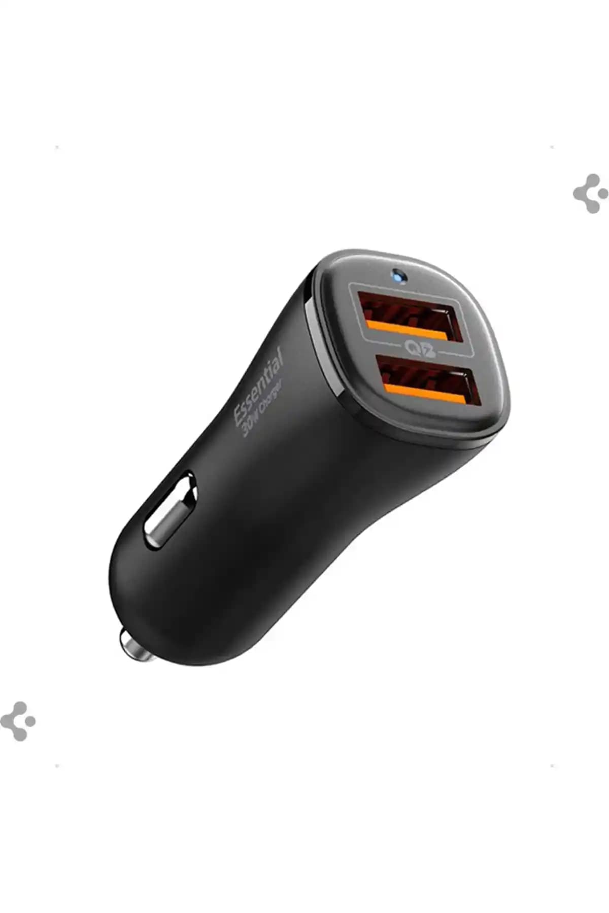 Spigen 30W USB-A 2 Port Araç İçi Hızlı Şarj Aleti Güç ve Güvenlik Birlikteliği
