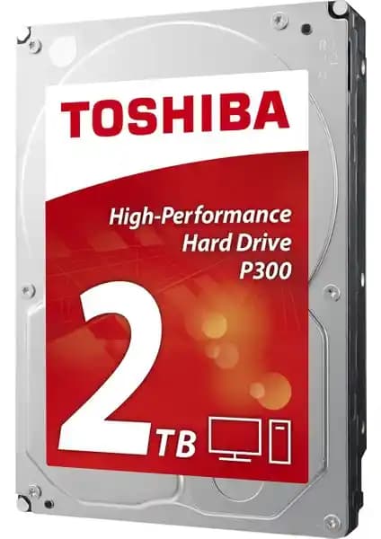 Toshiba P300 3.5 İnç Yüksek Performanslı Sabit Disk 2 TB Kapasite ve Güvenilirlik
