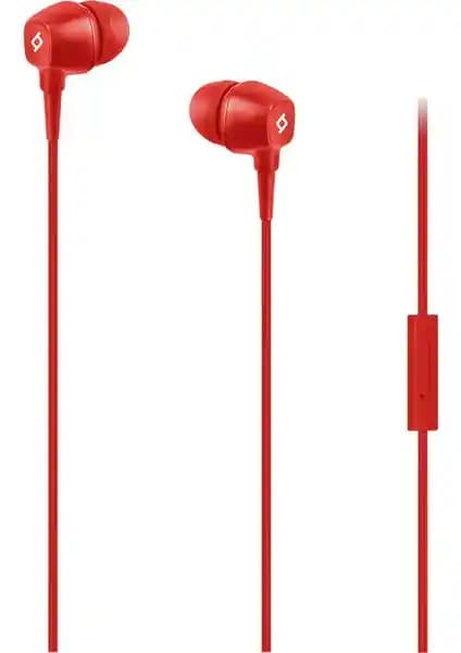 Ttec Pop Mikrofonlu Kulakiçi Kulaklık Kırmızı, Yüksek Ses Kalitesi ve Konfor Sunar