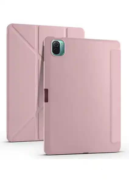 Xiaomi Mi Pad 5 için tasarlanmış fuchsia renkli premium çok fonksiyonlu tablet kılıfı