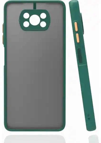 Xiaomi Poco X3 İçin Renkli Kenarlı Buzlu Kamera Koruyucu Kılıf Detaylı İnceleme
